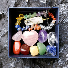 Load image into Gallery viewer, Colorful Irregular Natural Stone Set Gift Box